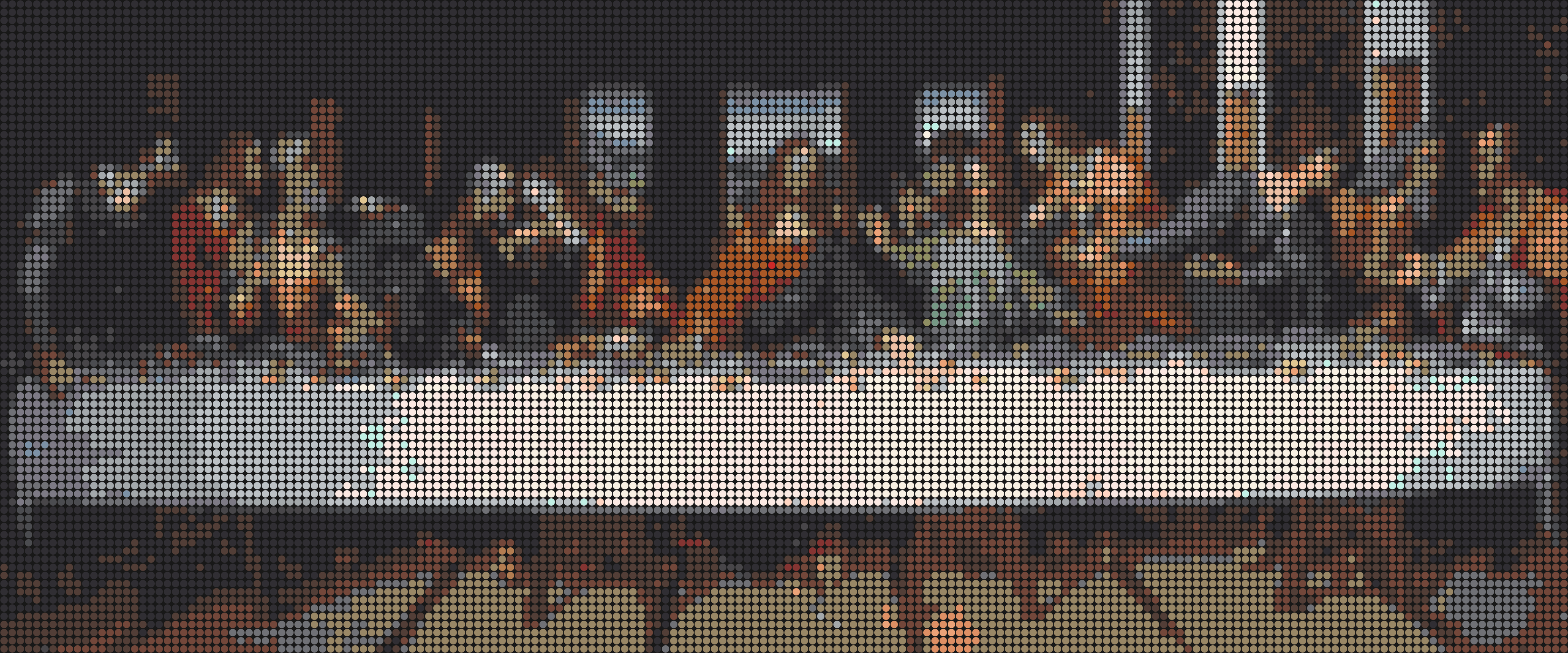 Das letzte Abendmahl – Leonardo da Vinci - Pixel-Art Mosaik Set aus Klemmbausteinen | Mosaik Wandbild DIY