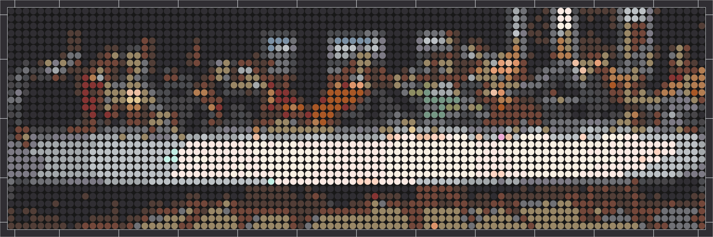 Das letzte Abendmahl – Leonardo da Vinci - Pixel-Art Mosaik Set aus Klemmbausteinen | Mosaik Wandbild DIY