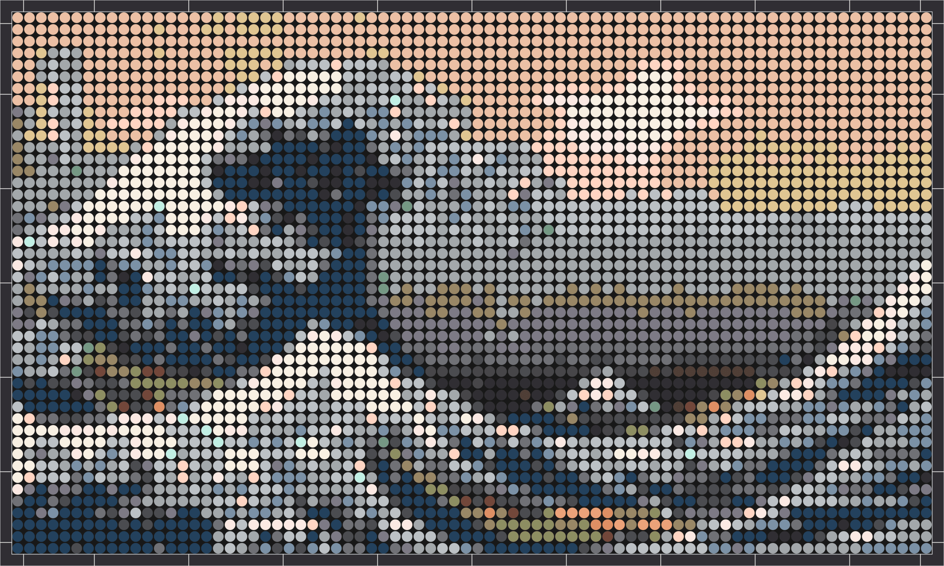 Die große Welle vor Kanagawa – Pixel-Art Mosaik Set aus Klemmbausteinen | Mosaik Wandbild DIY