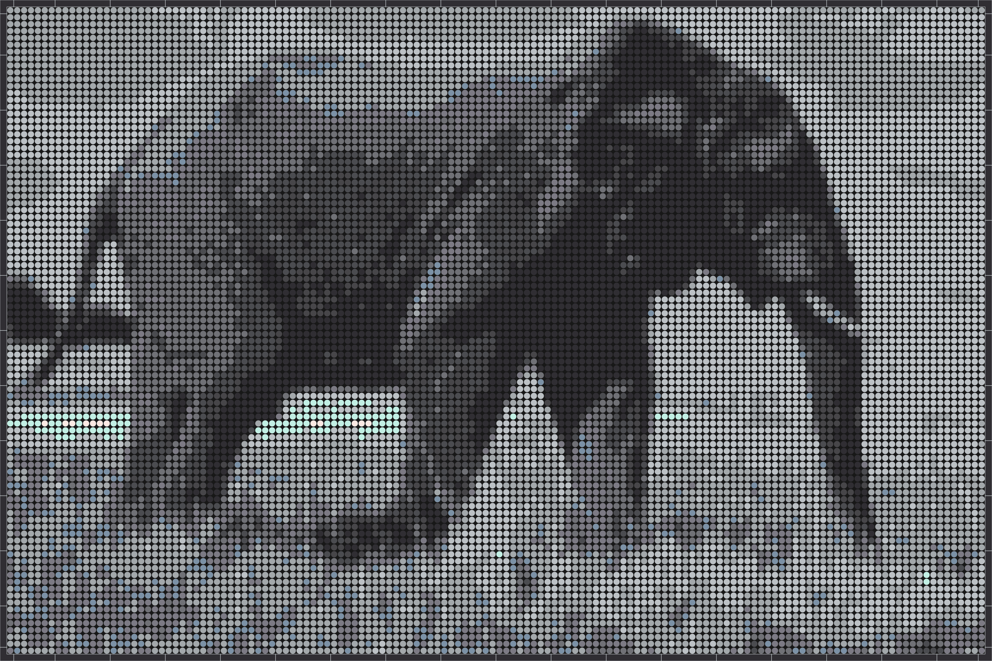 Elefant 2 – Pixel-Art Mosaik Set aus Klemmbausteinen | Tiermotiv Wandbild DIY