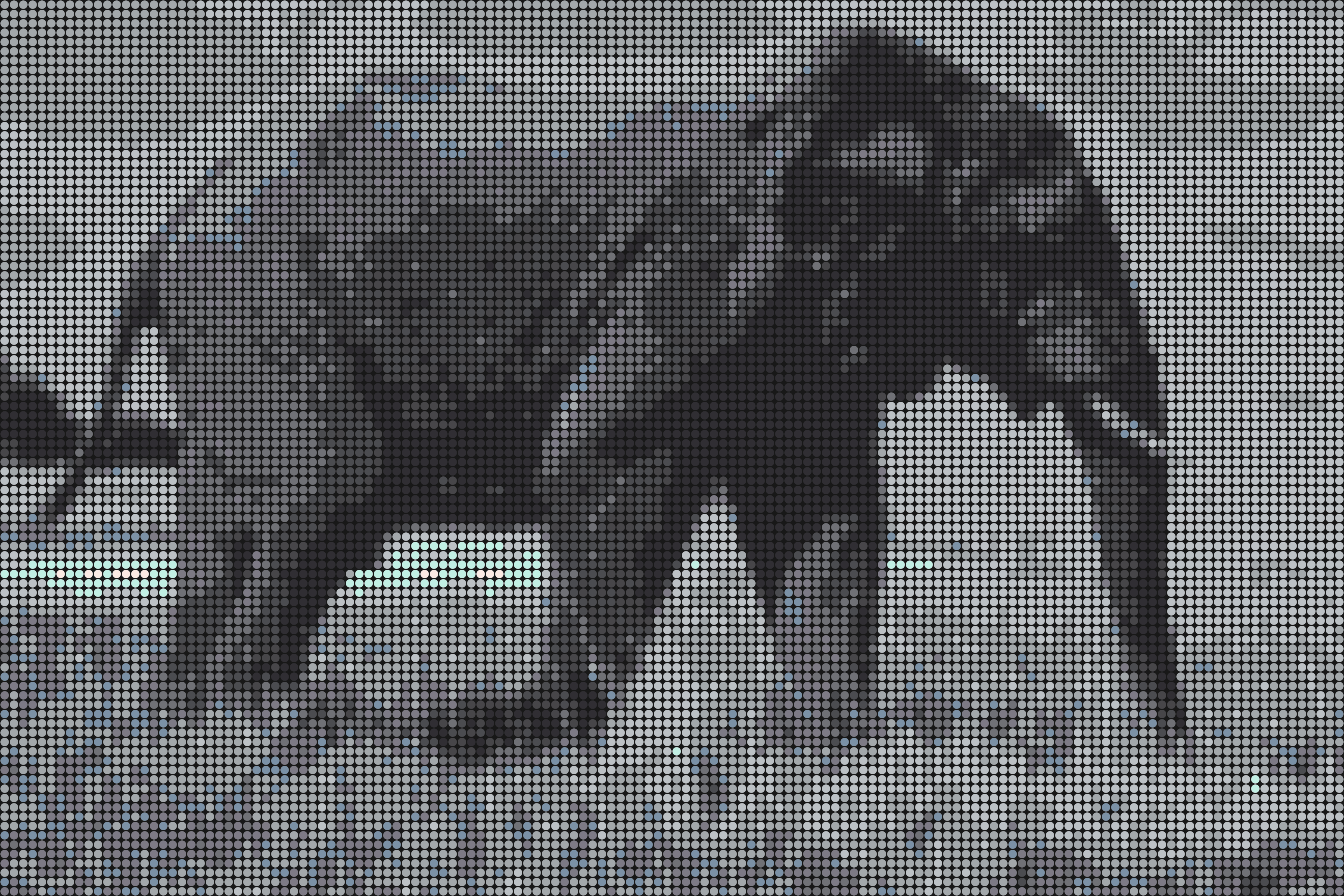 Elefant 2 – Pixel-Art Mosaik Set aus Klemmbausteinen | Tiermotiv Wandbild DIY