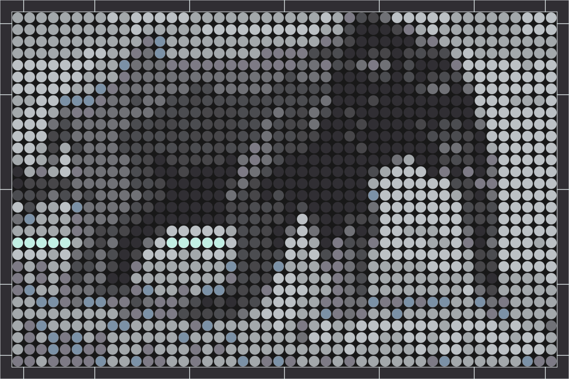 Elefant 2 – Pixel-Art Mosaik Set aus Klemmbausteinen | Tiermotiv Wandbild DIY