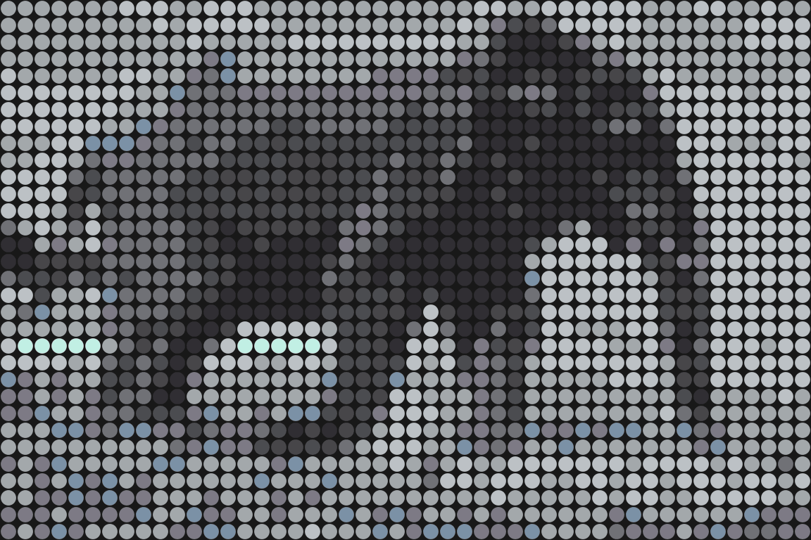 Elefant 2 – Pixel-Art Mosaik Set aus Klemmbausteinen | Tiermotiv Wandbild DIY