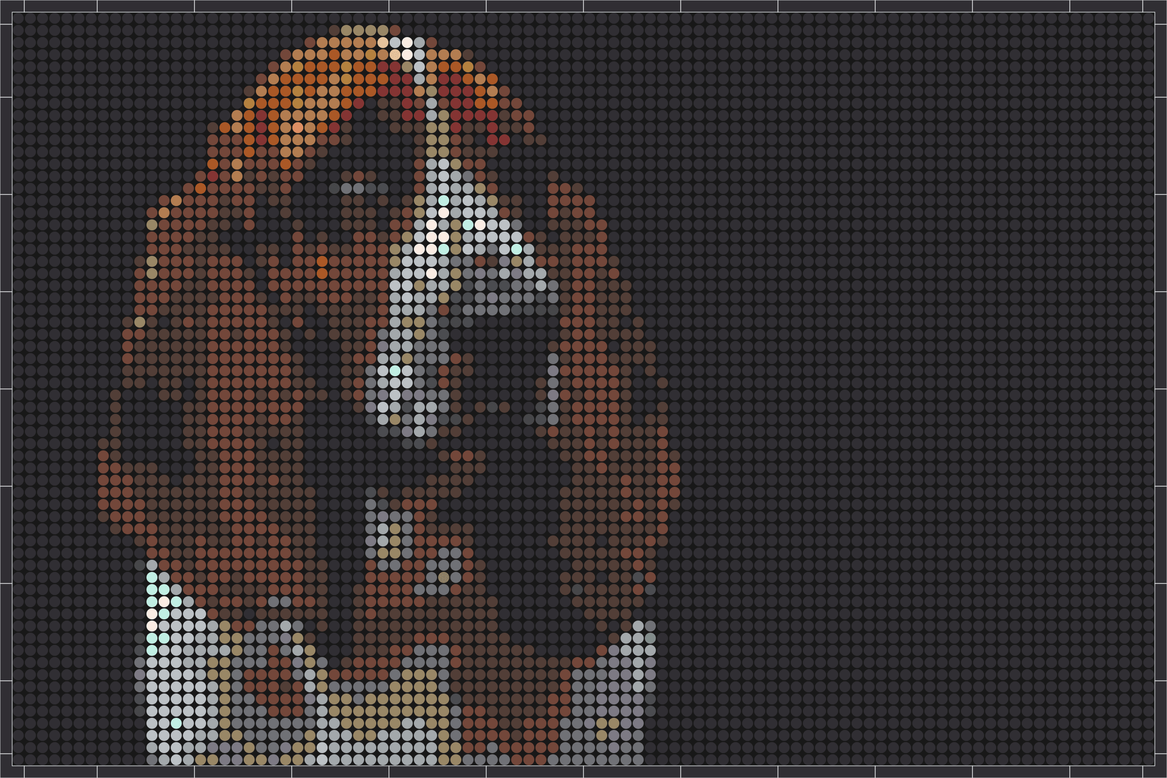 Hund 1 – Pixel-Art Mosaik Set aus Klemmbausteinen | Tiermotiv Wandbild DIY