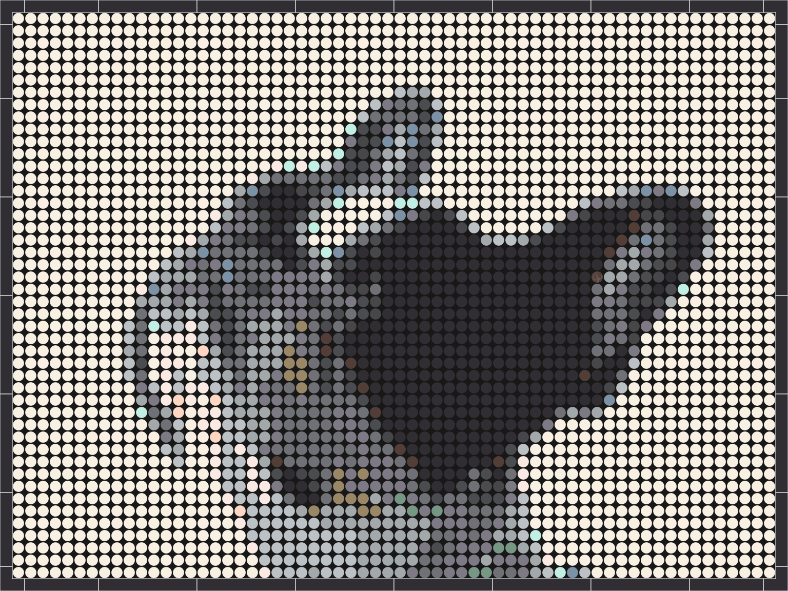 Hund 2 – Pixel-Art Mosaik Set aus Klemmbausteinen | Tiermotiv Wandbild DIY