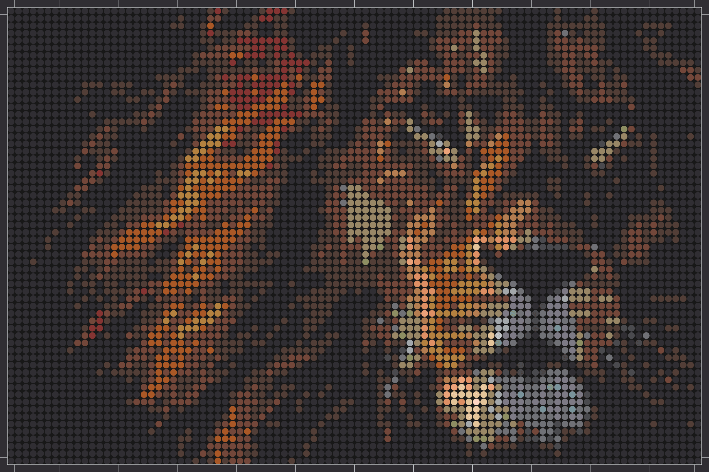 Löwe 2 – Pixel-Art Mosaik Set aus Klemmbausteinen | Tiermotiv Wandbild DIY