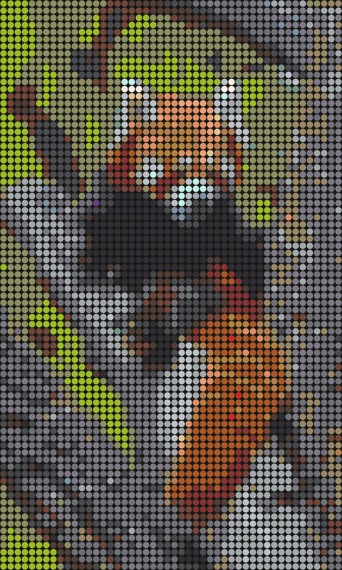 Roter Panda – Pixel-Art Mosaik Set aus Klemmbausteinen | Tiermotiv Wandbild DIY
