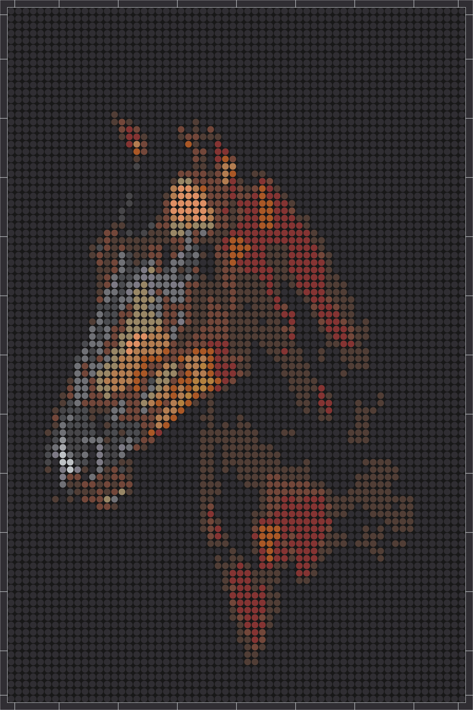Pferd 2 – Pixel-Art Mosaik Set aus Klemmbausteinen | Tiermotiv Wandbild DIY