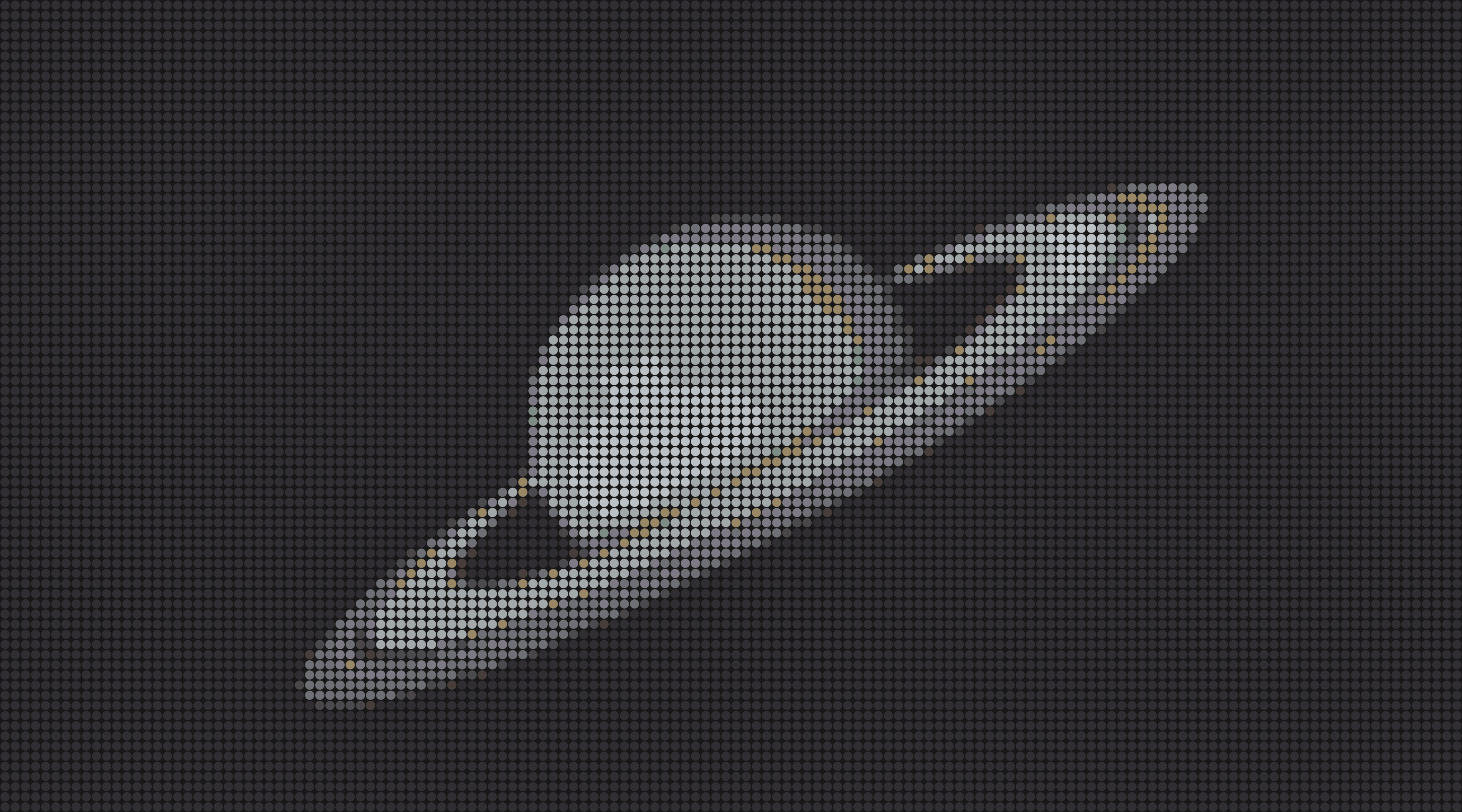 Saturn – Pixel-Art Mosaik Set aus Klemmbausteinen | Weltraum Wandbild DIY