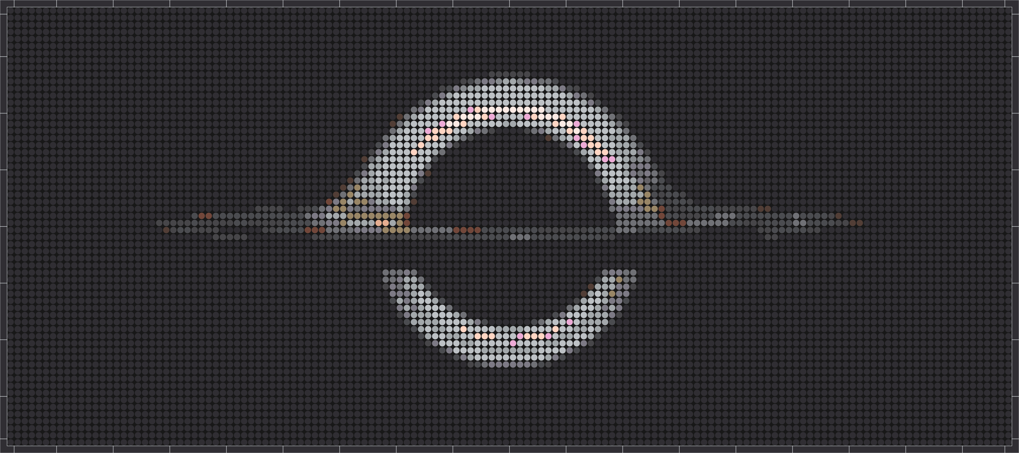 Schwarzes Loch – Pixel-Art Mosaik Set aus Klemmbausteinen | Weltraum Wandbild DIY