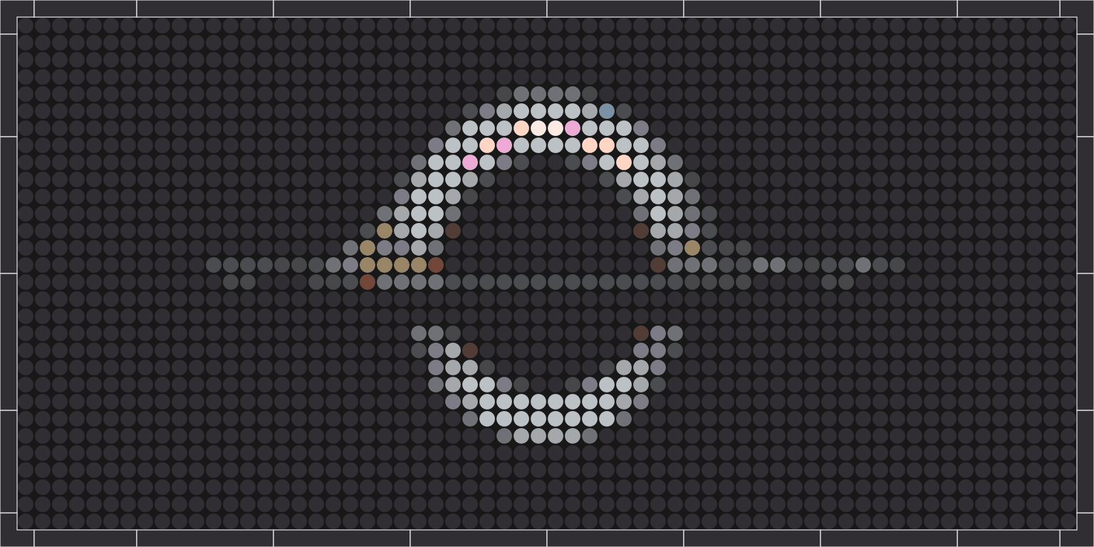 Schwarzes Loch – Pixel-Art Mosaik Set aus Klemmbausteinen | Weltraum Wandbild DIY