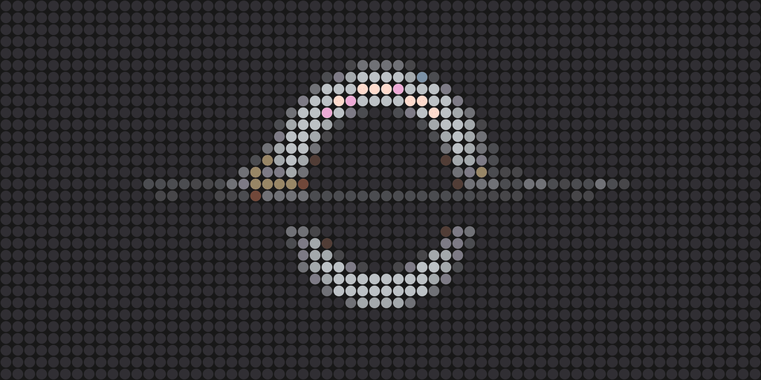 Schwarzes Loch – Pixel-Art Mosaik Set aus Klemmbausteinen | Weltraum Wandbild DIY