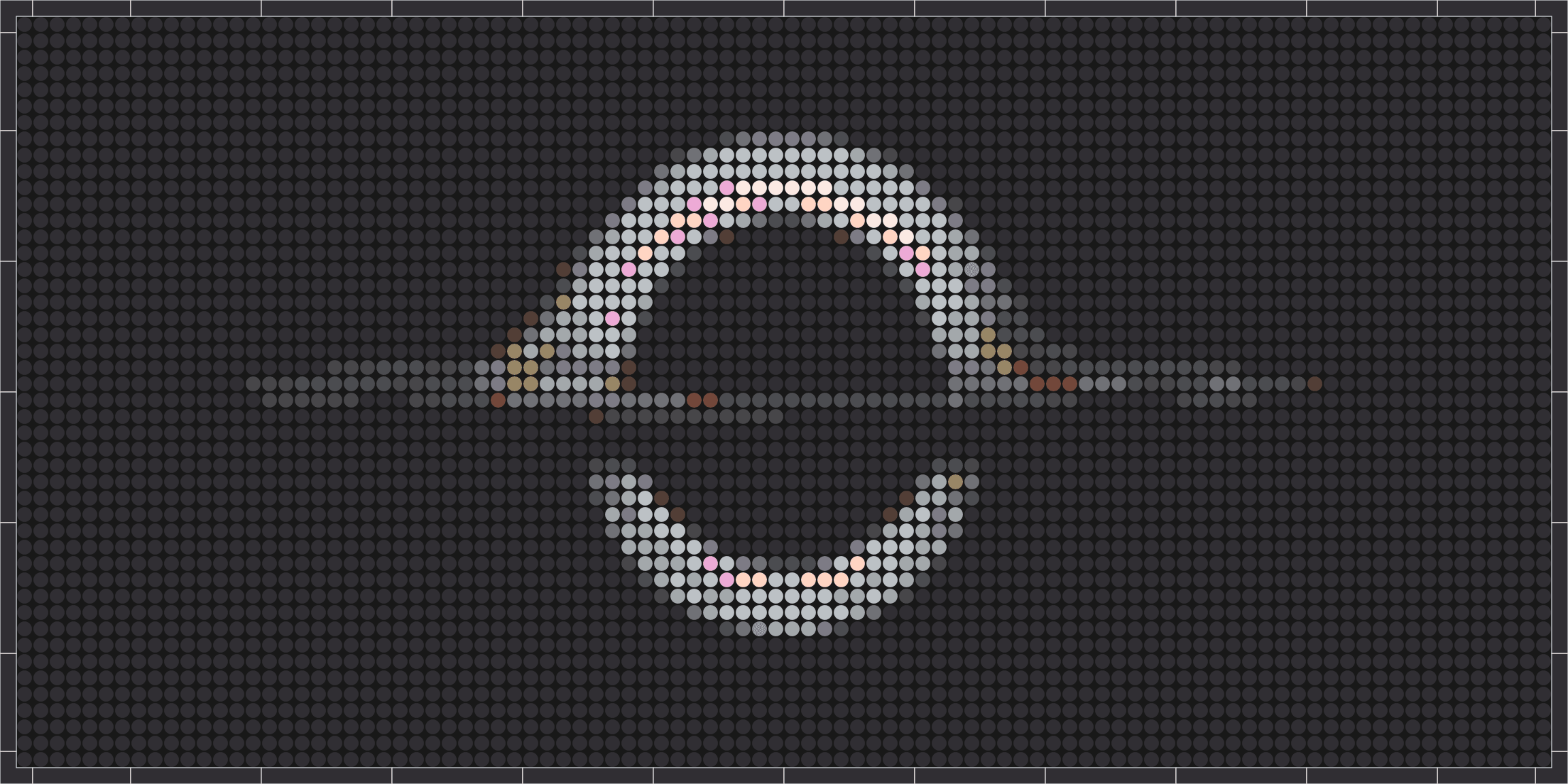 Schwarzes Loch – Pixel-Art Mosaik Set aus Klemmbausteinen | Weltraum Wandbild DIY