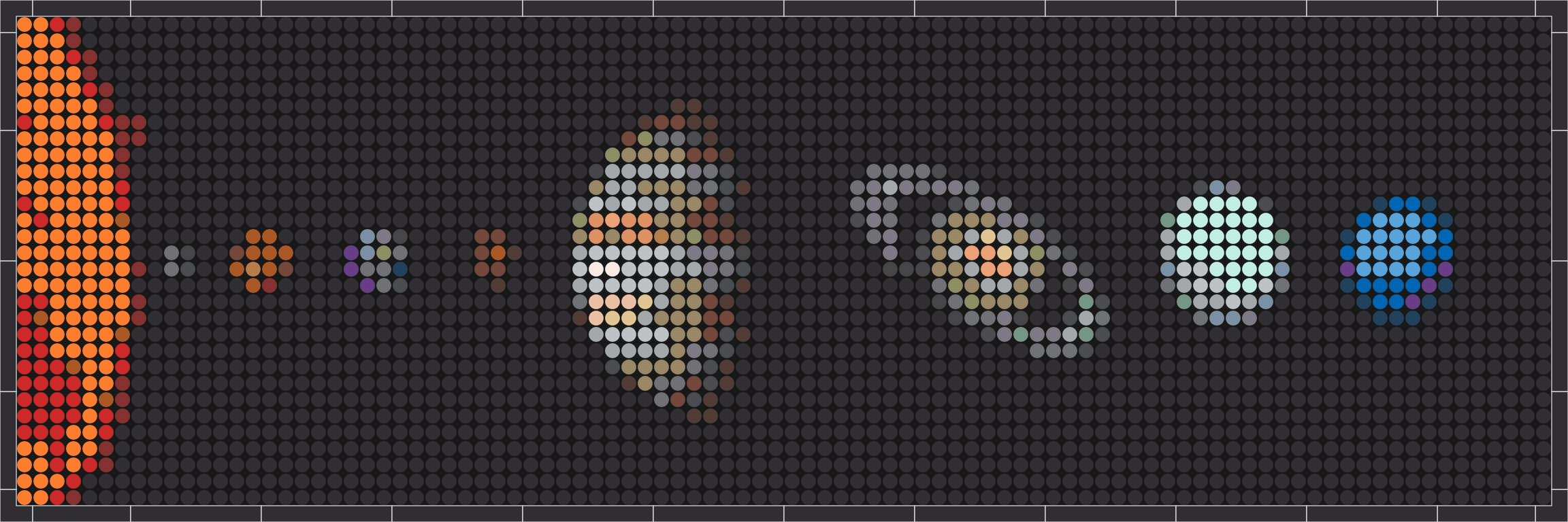 Sonnensystem – Pixel-Art Mosaik Set aus Klemmbausteinen | Weltraum Wandbild DIY