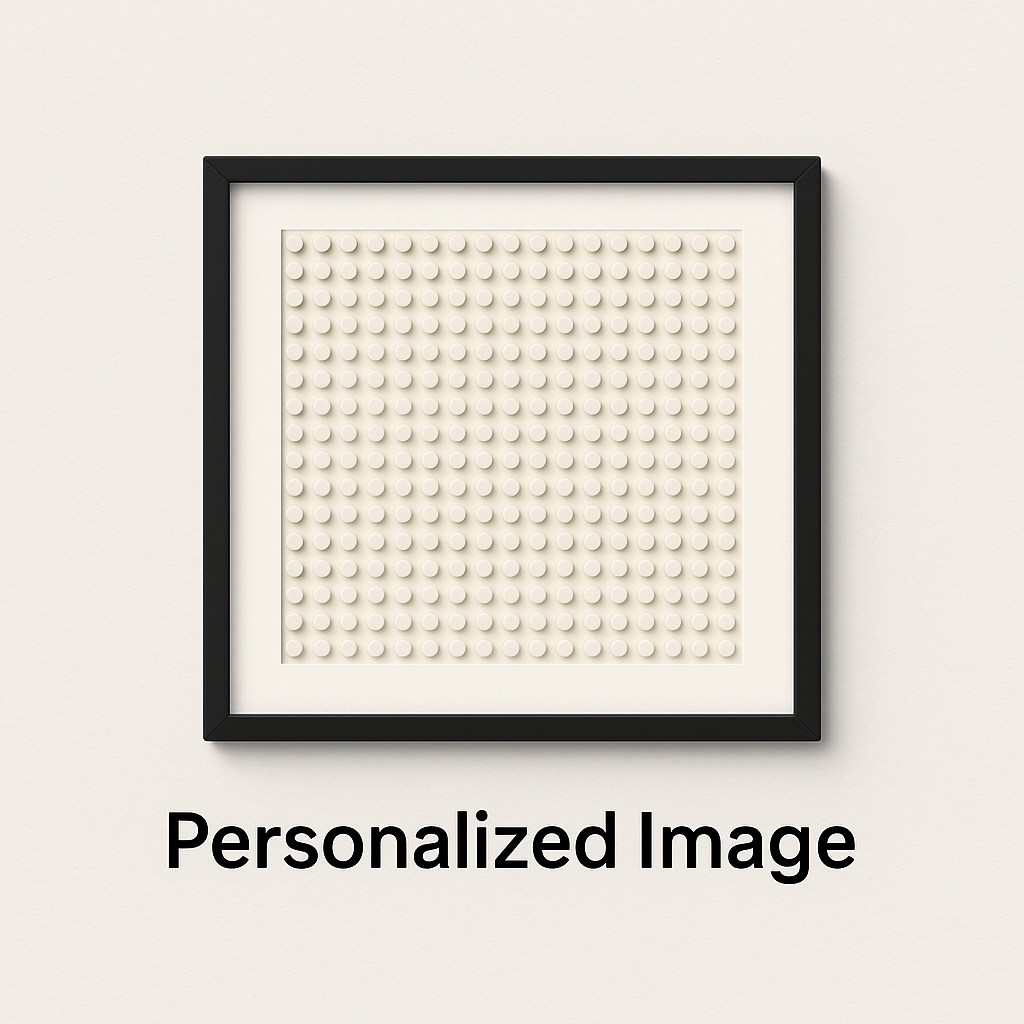 Personalisiertes Klemmbausteinbild